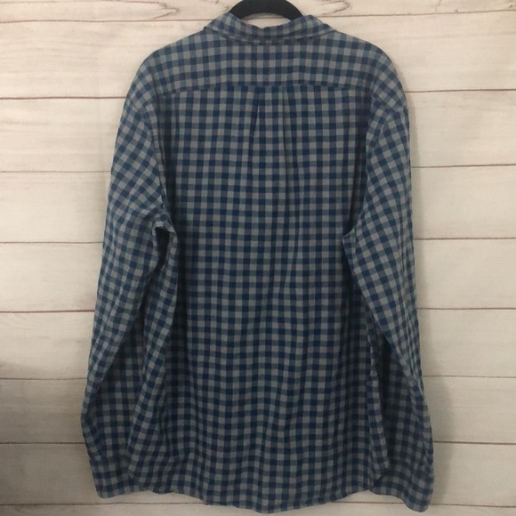 Re-imagined by J.Crew Slim Blue Gray Shirt Size XL - Picture 3 of 3